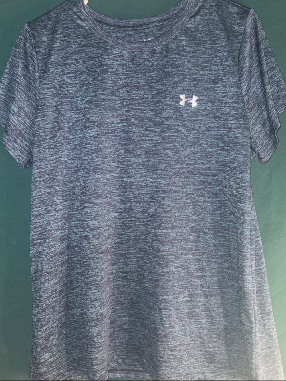 Under Armour women’s Heathered Navy Short-Sleeve Performance Tee